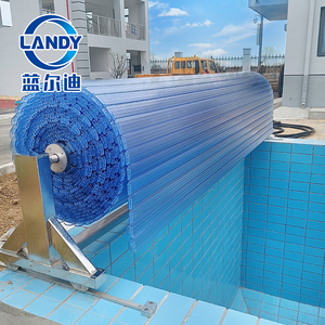 Cubierta Automática para <span class=keywords><strong>Piscina</strong></span> Landy PC, Resistente a los Rayos UV, Impermeable, Cubierta Automática para Piscinas Elevadas - Product Image 1