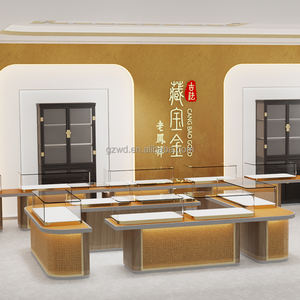 Vitrine de bijoux en boutique Vitrine Vitrines et vitrines en verre élégantes pour une exposition haut de gamme - Product Image 3