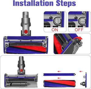 Piezas de repuesto Ruedas de cepillo de piso Tiras de felpa de rodillo suave V6 V7 V8 V10 <span class=keywords><strong>V11</strong></span> para aspiradora Dysons - Product Image 5