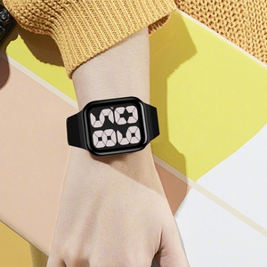 Breathable Rectangle ABS 36mm Acrylic Band Simple Wind Student Sports Electronic Watch Cross-<b>border</b> Waterproof Outdoor - Product Image 3