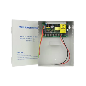 DC12V 5A Indicador LED Fuente de alimentación conmutada CCTV y sistema de control de acceso con caja de metal de respaldo de batería - Product Image 1