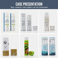 Caja de Embalaje de Cartón Cilíndrica Redonda Biodegradable con Logotipo Personalizado para Ropa Interior, Ropa, Bufandas, Toallas, Camisetas, Tubo de Papel Kraft