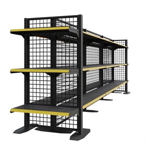 Estantería de góndola de supermercado de un solo lado ADONG, estantería de exhibición de venta al por menor moderna de servicio pesado con característica desmontable OEM Vietnam A49 - Product Image 1