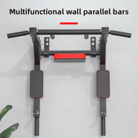Barra de Ejercicios Multifuncional para Montar en la Pared, Barra Horizontal y Paralela, Soporte de Fitness para el Hogar, Equipo Deportivo para Interiores