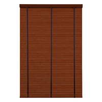 Stores horizontaux motorisés en faux bois ODM OEM, à lamelles réglables, anti-bruit, occultants à 100 %, en PVC, pour chambre et bureau
