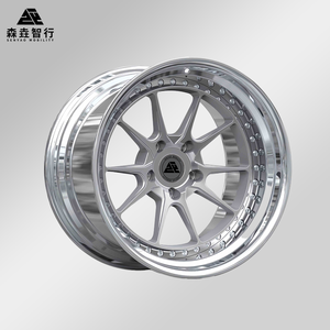 Cerchi in Lega di Alluminio Forgiati SY Personalizzati a Due Pezzi con 5 Razze, Profondità Maggiorata, 16-22 Pollici per BMW G20 535i F10 M5 - Product Image 2