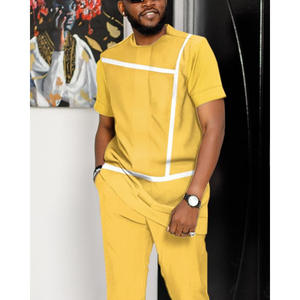 Completo Sportivo Casual da Uomo Taglie Forti S-6XL, Nuovo <span class=keywords><strong>Set</strong></span> Due Pezzi con Stampa 3D, Pantaloni Estivi Leggeri, <span class=keywords><strong>Abbigliamento</strong></span> Africano - Product Image 6