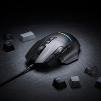 Souris de jeu ergonomique de haute qualité 12800 DPI, filaire USB, optique RGB, 10D, pour ordinateur et bureau