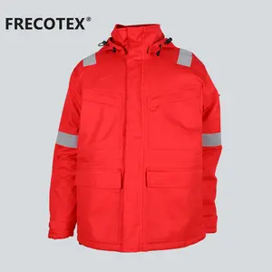 FRECOTEX fr는 전기 내화성이 있는 겨울 방연제 작업복 기계공 일 재킷을 격리했습니다