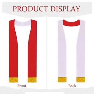 Wholesale Cheap Price New Product Personalized Logo Polyester Fabric Double Sided Advertising Custom <b>Sash</b> Scarf with Tassels - Product Image 5
