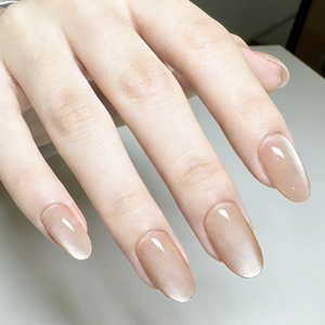 12 <span class=keywords><strong>faux</strong></span> <span class=keywords><strong>ongles</strong></span> en acrylique à presser, forme amande, longueur moyenne, <span class=keywords><strong>avec</strong></span> <span class=keywords><strong>colle</strong></span>, pour femmes et filles - Product Image 3