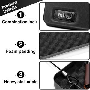 사이즈 번호 비밀번호 선물 상자 보석 상자 현금 상자 도난 방지 차량용 비밀번호 금고 - Product Image 2