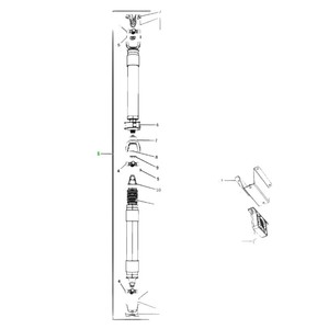 Eje de transmisión trasero Ram 5146832AB 5146833AB para chasis de cabina 4500 5500 - Product Image 4
