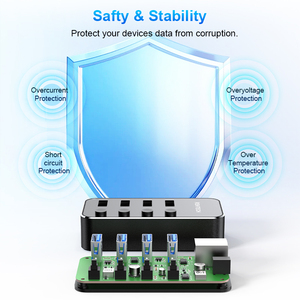 Rshtech 5gbps siêu tốc độ <span class=keywords><strong>USB</strong></span> C đến 4 cổng 3.0 Hub <span class=keywords><strong>USB</strong></span> C HUB với DC 5V/2A Power Adapter <span class=keywords><strong>USB</strong></span> Hub cho máy tính xách tay và macbook - Product Image 3