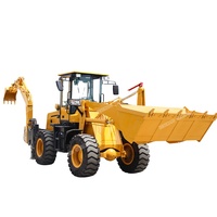 Hengwang HW10-20 HW25-30 Bersertifikat CE, Backhoe Loader Kuat 4 Ton 5 Ton 6 Ton Dengan Kualitas Unggul, Sedang Promo