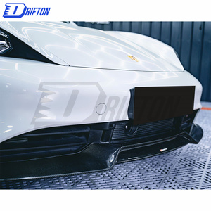 Lèvre avant CMST pour <span class=keywords><strong>Porsche</strong></span> <span class=keywords><strong>Taycan</strong></span> <span class=keywords><strong>Turbo</strong></span> <span class=keywords><strong>S</strong></span> <span class=keywords><strong>S</strong></span>éparateur avant en fibre de carbone - Product Image 2