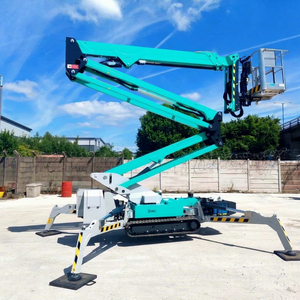Plataforma Elevadora de Brazo Articulado Clean Cherry Picker EASYLIFT R180, Altura Máxima de 18 m, Plataforma de Trabajo Aérea Hidráulica sobre Orugas para Ingeniería de Construcción - Product Image 1