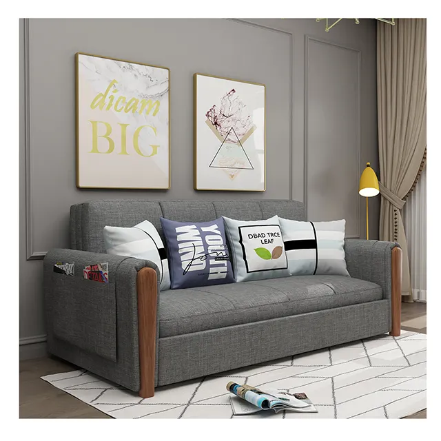Set Sofa Ruang Tamu, Mebel Sofa Modern Putih Menyesuaikan Gaya Oem Waktu Kain Ruang Kemasan