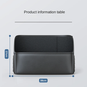 Borsa di lusso per seggiolini Auto in pelle per Auto con gancio centrale nuova condizione per borsa Tissue tazza d'acqua stivaggio e riordino - Product Image 5