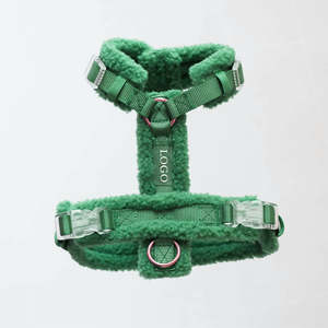 Harness Bulu Domba Lembut - Harness Anjing Kucing yang Dapat Disesuaikan dan Nyaman untuk Hewan Peliharaan Kecil/Menengah/Besar, Rompi Jalan-Jalan Hewan Peliharaan Multi-Warna - Product Image 3