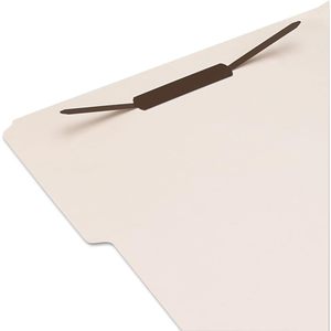 Juego de Compresores de Base Autoadhesivos Universales de Dos Puntas para Sujetadores de Papel, Capacidad de 2 Pulgadas, Centro de 2.75 Pulgadas, Plateado, Paquete de 100 - Product Image 2