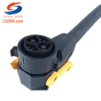 Connecteur de Charge M25 2+6 Femelle 30-50A, Faisceau de Câbles pour Batterie de Vélo Électrique et Scooter, Prise Circulaire en Nylon