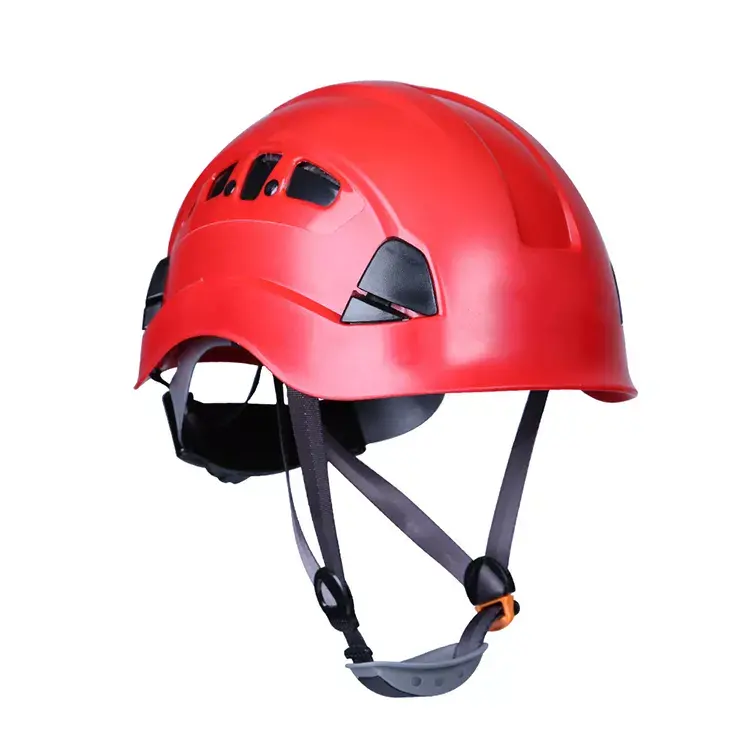 Casque de sécurité avec lunettes ABS Construction Work Cap Casque de protection pour escalade équitation Casques de sécurité de sauvetage en plein air