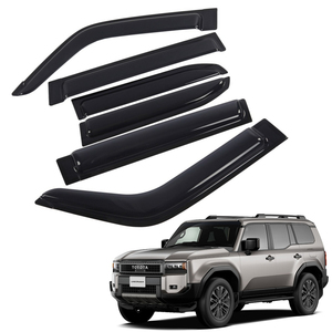 Wzxdauto Acrylic <b>Car</b> Door Rain Guard Wide for Land Cruiser 250 Darth Vader Visor <b>Deflector</b> for LC250 - Product Image 1