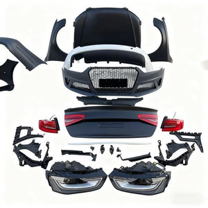 Комплект обвесов в стиле RS4 B8.5 для <span class=keywords><strong>Audi</strong></span> <span class=keywords><strong>A4</strong></span> S4 B8 (2008-2012): передний и задний бамперы, фары, капот. - Product Image 1