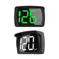 Head-Up Display GPS Mobil Baru dengan Alarm Kecepatan Berlebih GPS Terintegrasi, Plug & Play, Layar Lebar OLED, Unit Kecepatan Digital KMH/MPH