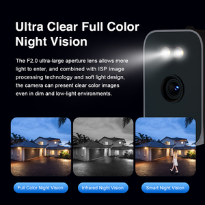 TUYA TS5-Y 3MP Outdoor Built-in 4000mAh Battery CCTV <strong>Camera</strong> Wireless WiFi Full Color 5X Digital Zoom Security <strong>IP</strong> Network <strong>Camera</strong> - Product Image 4