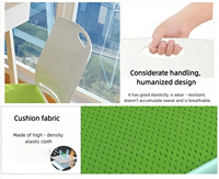 Chaises de bureau modernes ergonomiques en PP de haute qualité - Chaises confortables pour les réunions, la formation et les visiteurs, design empilable pour la vente en gros