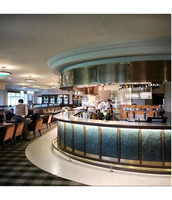 Comptoirs de bar en pierre artificielle rétroéclairés populaires pour hôtels, fermes, écoles, hôpitaux - Design moderne, écologiques, garantie 10 ans