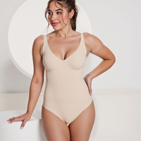 Combinaison de sport décontractée pour femme, sans couture, col en V, matière douce et respirante, effet amincissant