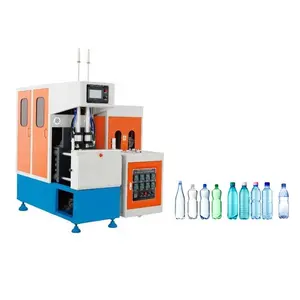 Semi Automatische Huisdier Plastic Zuiver Mineraalwater Fles Maker Machine