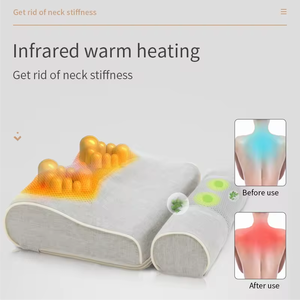 2 In 1 <span class=keywords><strong>Massage</strong></span> kissen 3 Gänge Shiatsu Kneten Halshals <span class=keywords><strong>Massage</strong></span> kissen Jade Beifuß Therapie kissen mit Wärme - Product Image 4