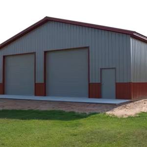 Maison de campagne préfabriquée extérieure de stockage de hangar de structure en acier de vente chaude d'origine chinoise - Product Image 3