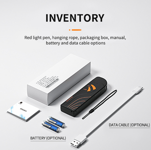 Sợi quang ánh sáng màu đỏ Bút vỏ sò Type-C sạc Giao diện hiển thị kỹ thuật số tự động khởi động 650red ánh sáng LED - Product Image 6