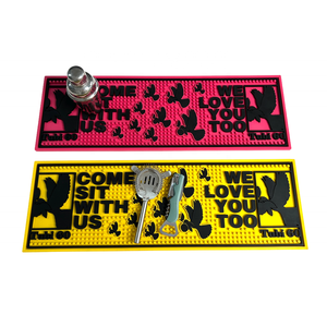 Fournitures de tapis de bar personnalisées Tapis de comptoir de bar à égouttoir facile à nettoyer Accessoires pour la bière - Product Image 2