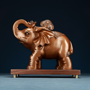 Copper World Bronze <b>Elephant</b> Figurine Handmade Living Room Home Decoration Housewarming <b>Gift</b> - Product Image 2