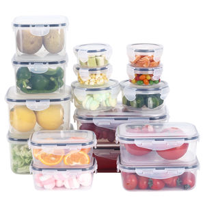 12Pack BPA Free Airtight Leak Proof Easy Snap Lock Plastic Food <b>Storage</b> <b>Container</b> Set - Product Image 5