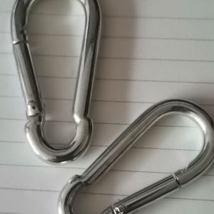 Mousqueton en fer galvanisé n° 5 pour extérieur, boucle de suspension, quincaillerie de rigging, corde de traction, raccord en forme de gourde pour balançoire - Product Image 2