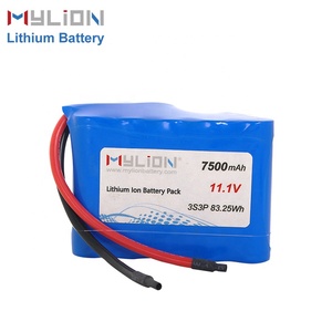 Mylion 11.1V 7500mAh 3S3P 18650 Lithium Ion <b>Battery</b> Pack 83.25Wh Rechargeable CE/FCC Certified for Devices - Product Image 4