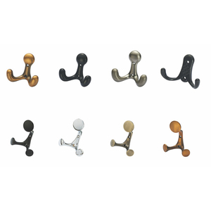 <span class=keywords><strong>Perchero</strong></span> de <span class=keywords><strong>Pared</strong></span> Metálico Akada, <span class=keywords><strong>Perchero</strong></span> Doble para Abrigos y Sombreros - Product Image 1
