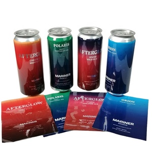 Tùy Chỉnh Bia Lon Chai Shrink Tay Áo Nhãn Đối Với Nhôm Can 12 OZ,16 OZ 500 Ml, 330 Ml PVC PETG OPS Đồ Uống - Product Image 1