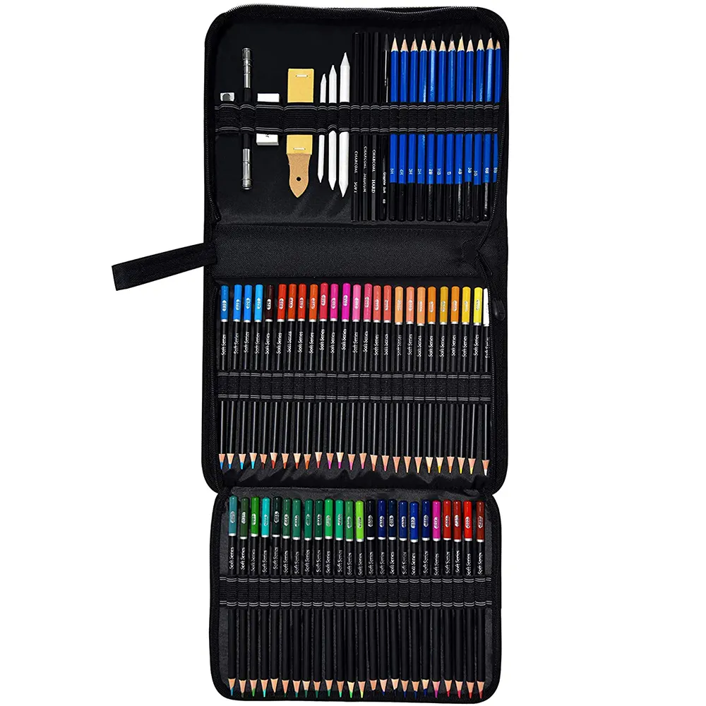 Grosir Set Pensil Warna Profesional 72 Warna Menggambar Seni Sketsa Amazon Terlaris untuk Dewasa