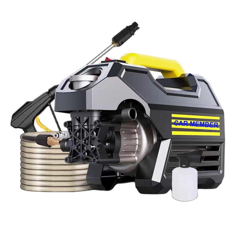 2400W 110bar струей воды под высоким давлением переносная моечная установка для легковых автомобилей пены горшок распылитель воды авто электрическая Автомойка высокого давления