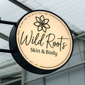 ป้ายไฟ LED กล่องอะคริลิกรูปทรงกลมแบบกำหนดเอง ป้ายภายนอก ป้ายไฟ LED สองด้าน - Product Image 4