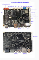 Harga Murah YF-012I A133 1GB 8GB Android 10 USB OTA Update Path All-winner Motherboard Android