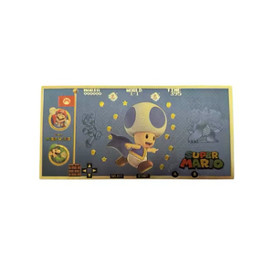 Nuevo Modelo Japonés de Billete Bañado en Oro de Anime, Coleccionable de Personajes de TV y Cine - Product Image 2